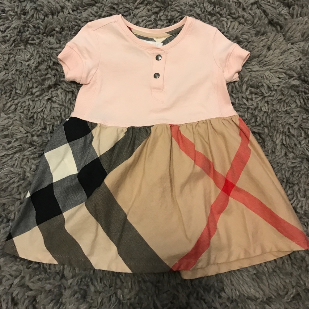 Burberry Pink Dress Size 12m