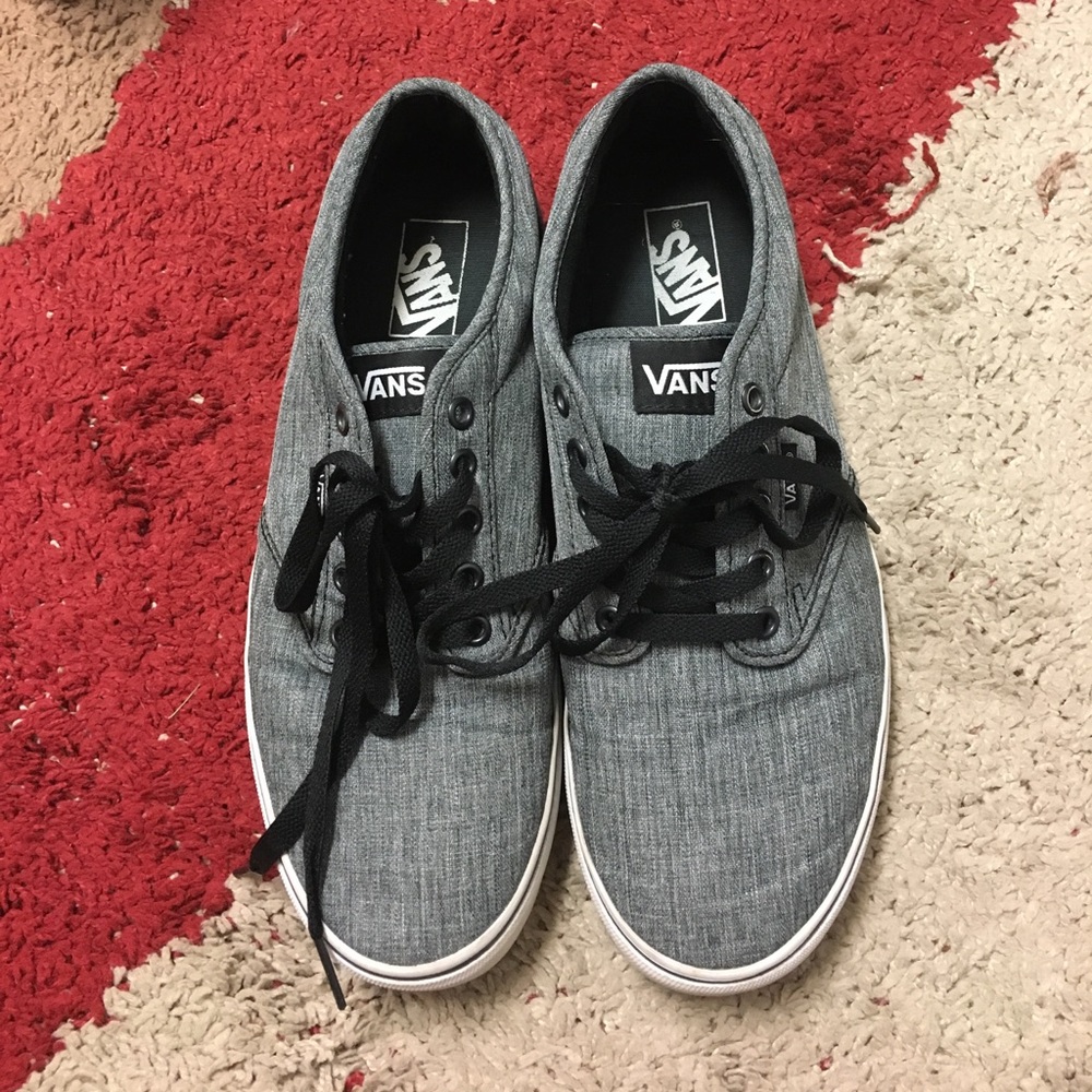 Vans Winston Rock Men's Skate Shoes Grey and Black