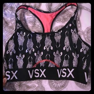 VSX zebra sports bra L