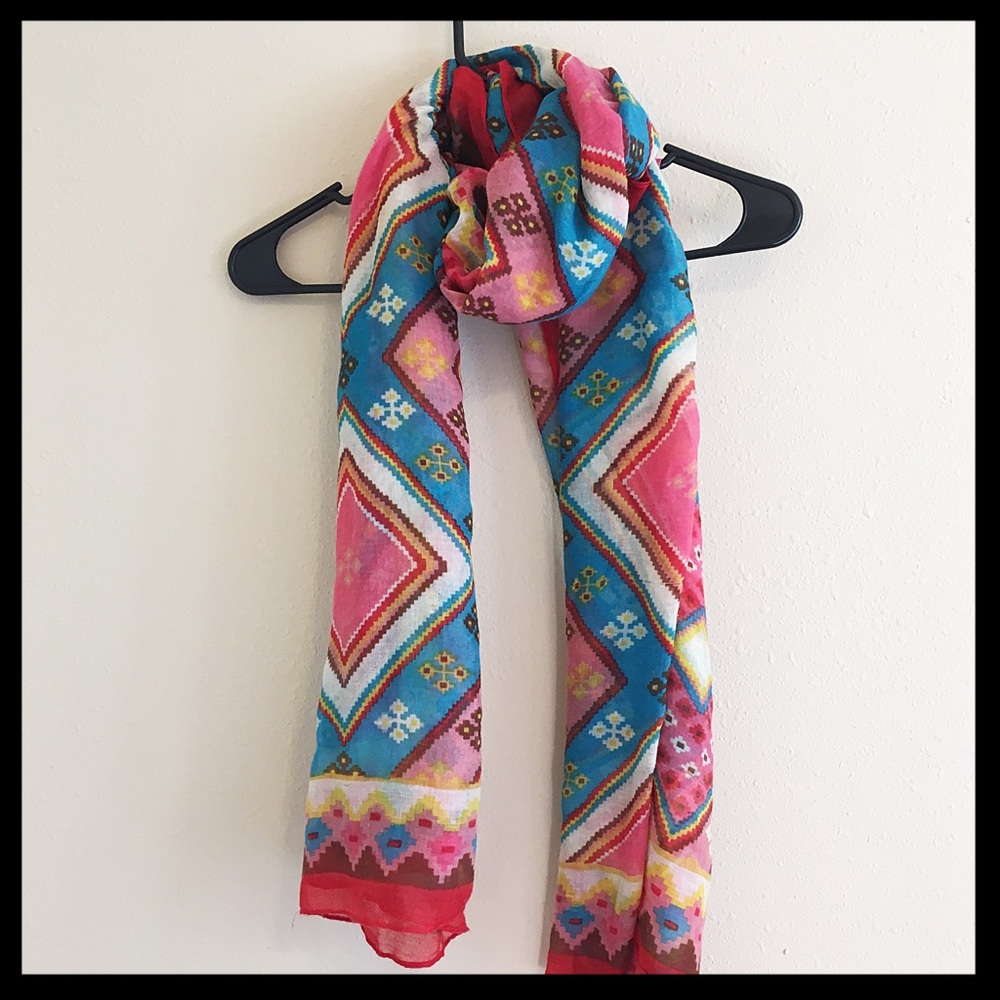 Print blanket scarf