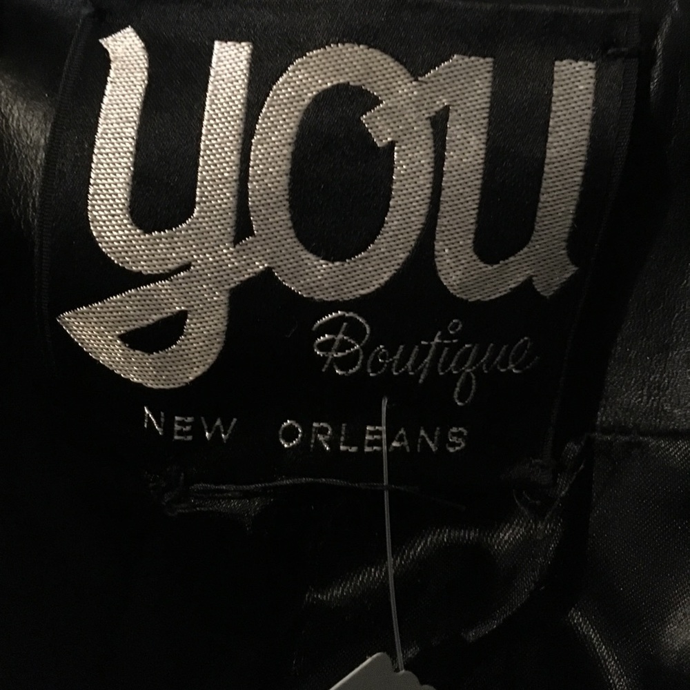 Vintage Leather trench coat - Picture 6 of 8