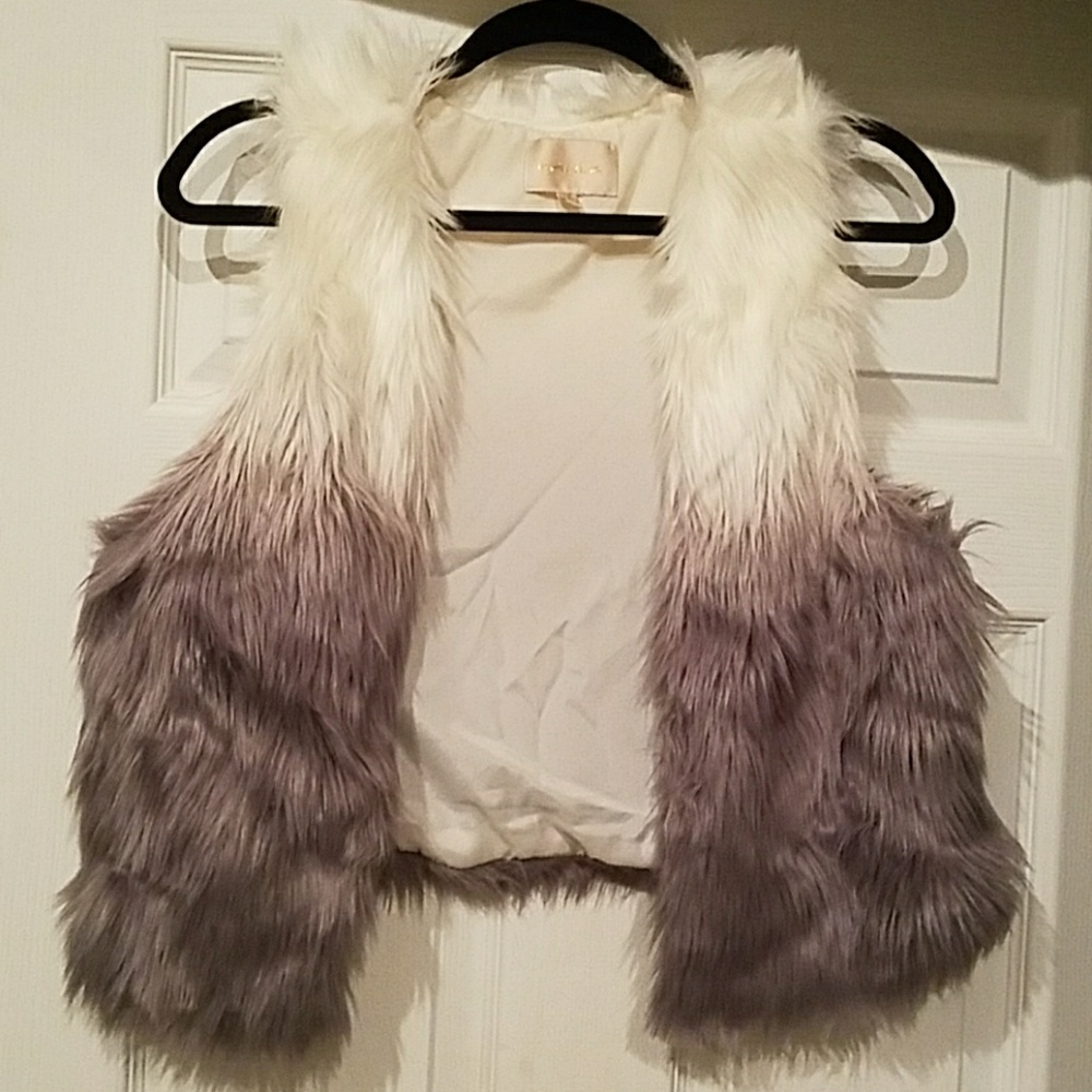 Under Skies Faux Fur Vest