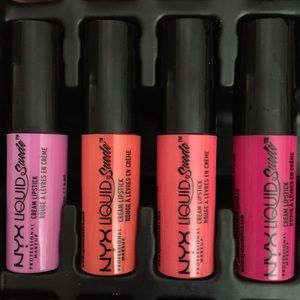 Nyx liquid suede lip cream minis: brights bundle.