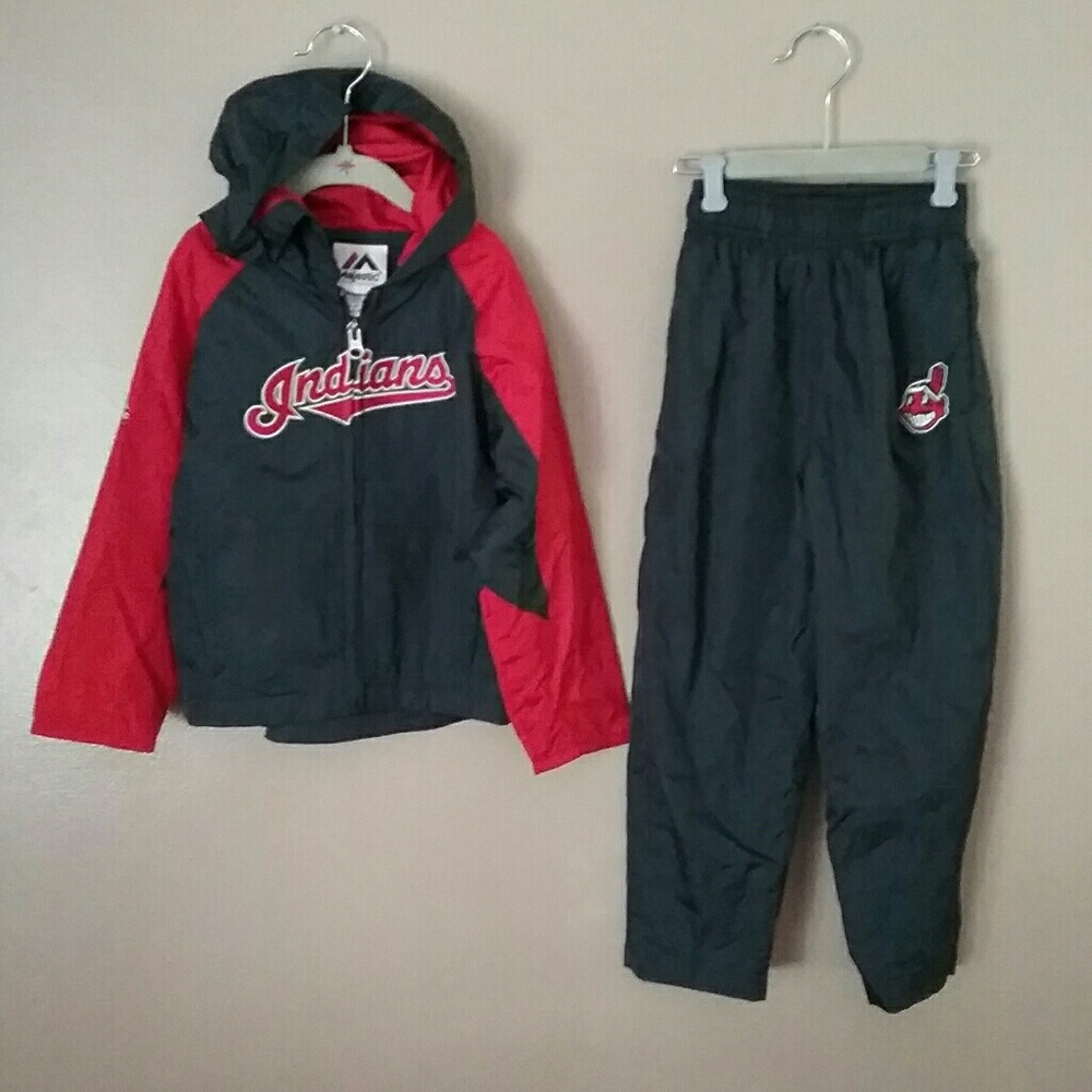 Cleveland Indians 2 Piece  Wind Suit