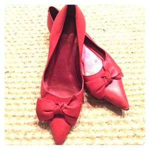 Nine West red flats