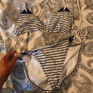 Sperry swim suit navy