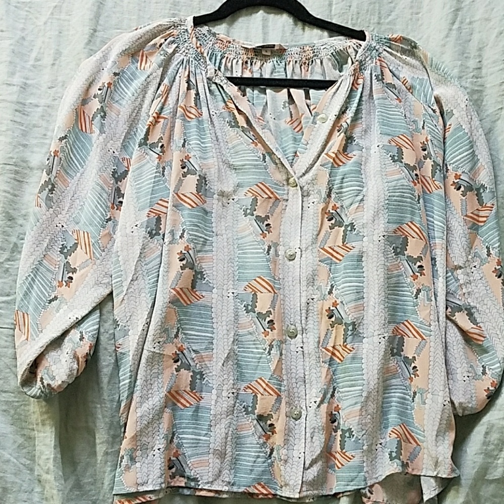 Tucker silk top small