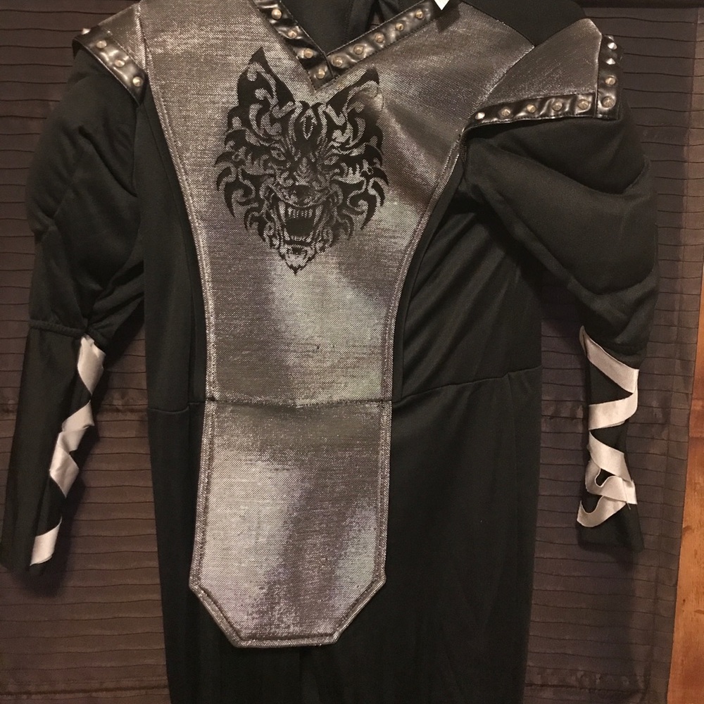 Boys ninja costume with mask and accessories