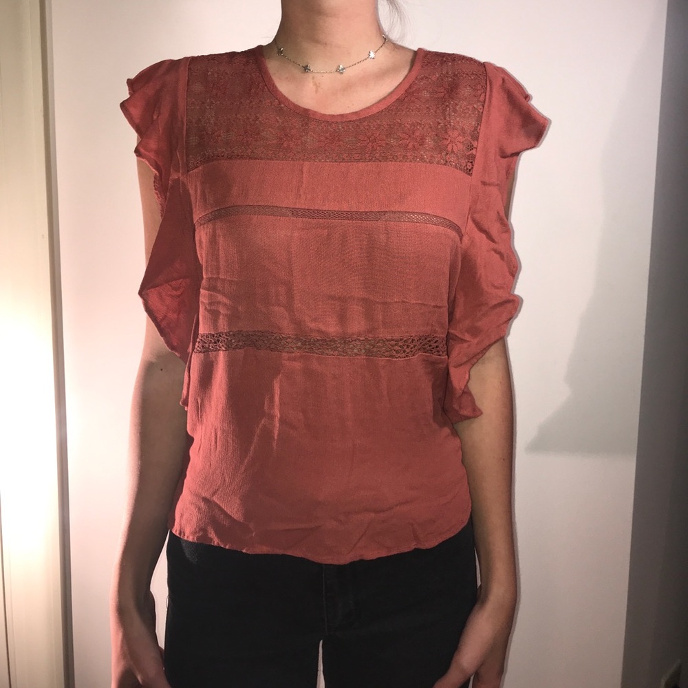lacey blouse