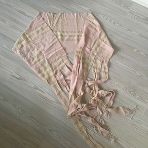 Burberry light cashmere scarf