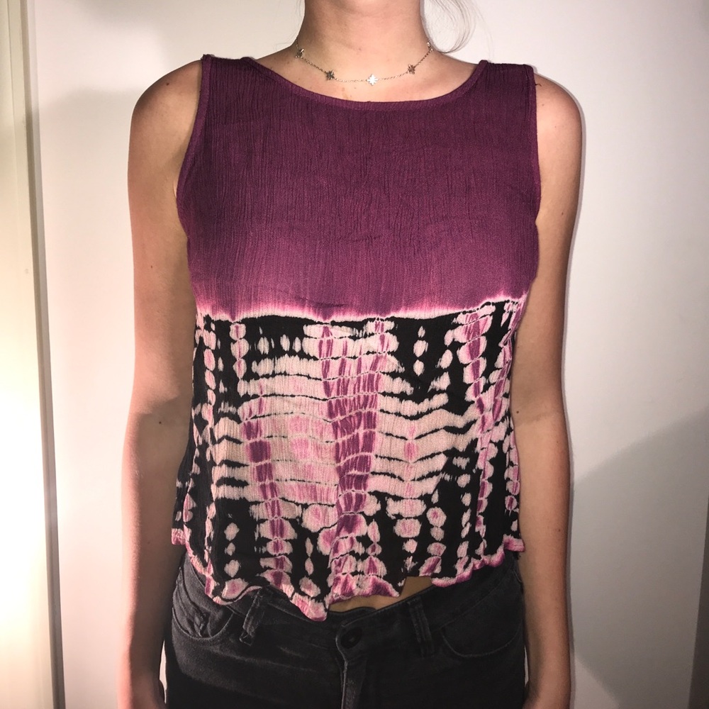 flowy crop top