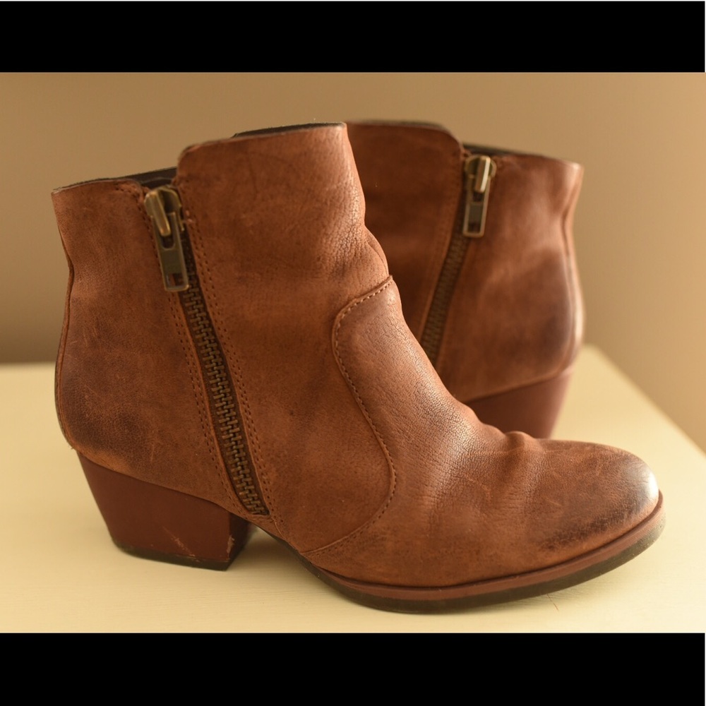 Kork Ease Brown Ankle Boots Size 7