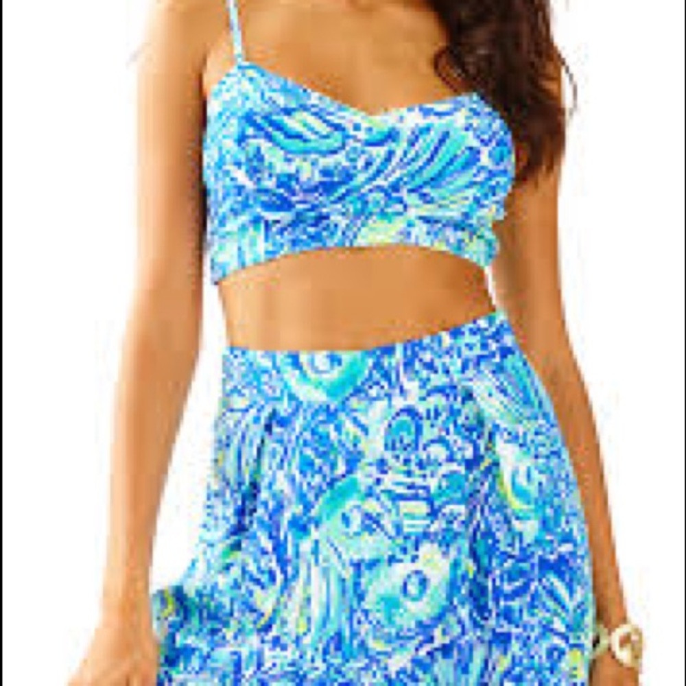 Lilly Pulitzer Lizzy set in blue crush