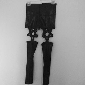 Pentagram leggings NEVER WORN