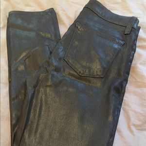 J Brand Coated Skinny Jeans