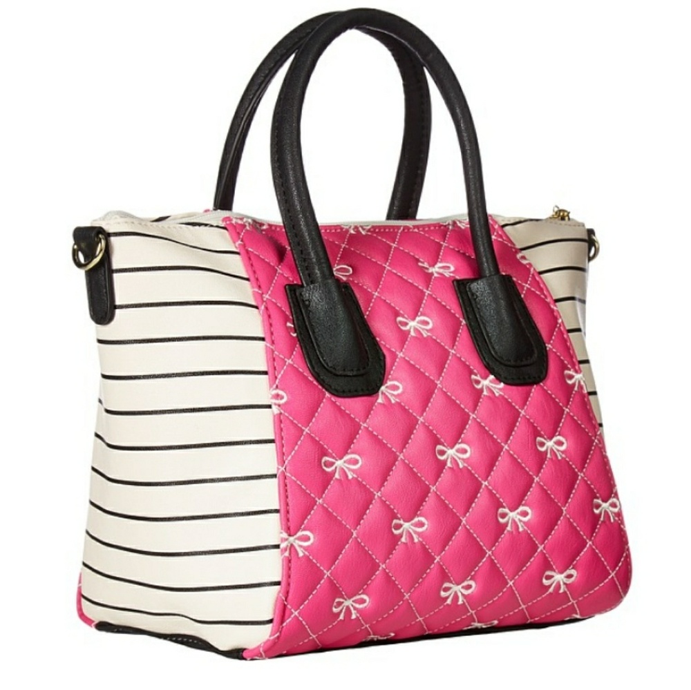 🎊FLASH SALE!🎊NWT-Betsey Johnson Giyaa Satchel - Picture 2 of 8