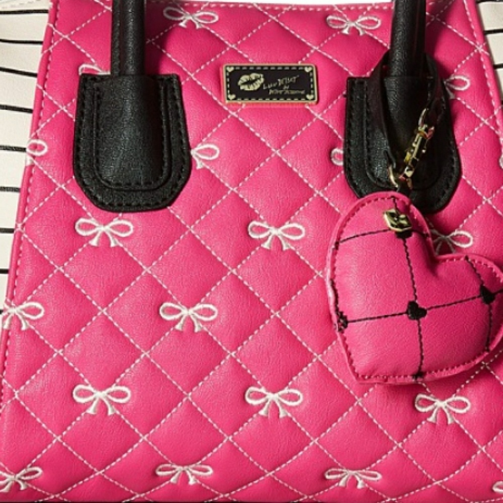 🎊FLASH SALE!🎊NWT-Betsey Johnson Giyaa Satchel - Picture 7 of 8