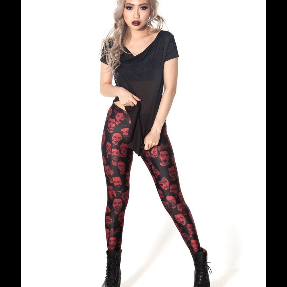 Blackmilk Zombie Red Leggings S