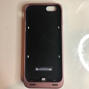 rose gold mophie charging case