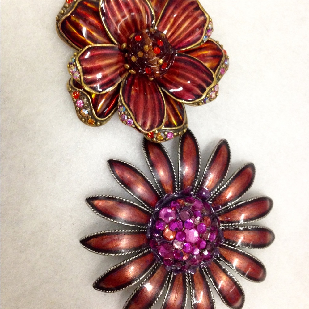 ❗️both sold❗️Lot Chicos Oversized Brooches
