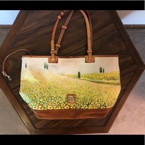 Dooney & Bourke Sunflower Canvas Tote