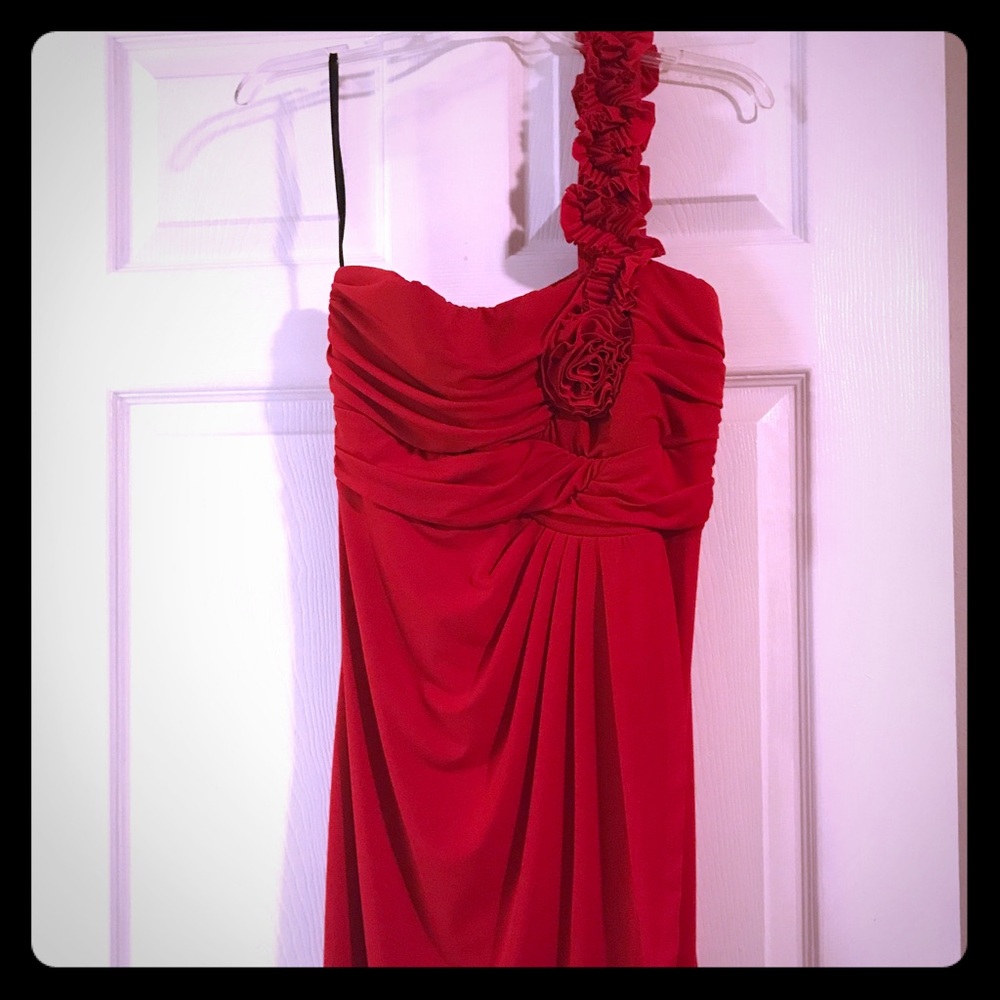 Sexy red dress