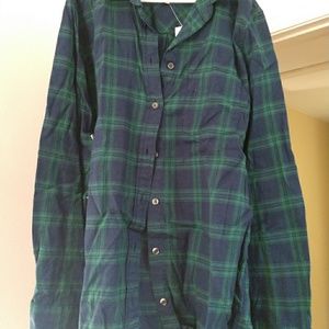 Jcrew flannel button up shirt