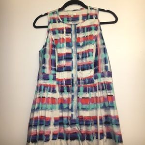 Shoshanna sleeveless shirtdress size 6