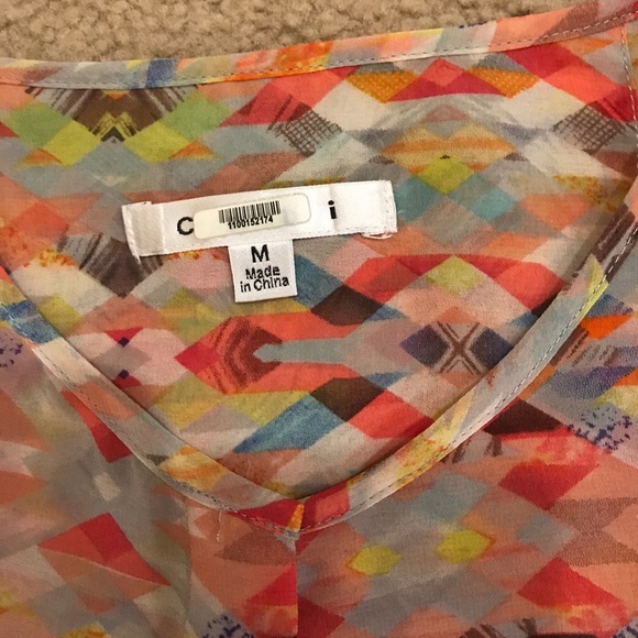 Cabi button up top- chiffon material - Picture 2 of 2