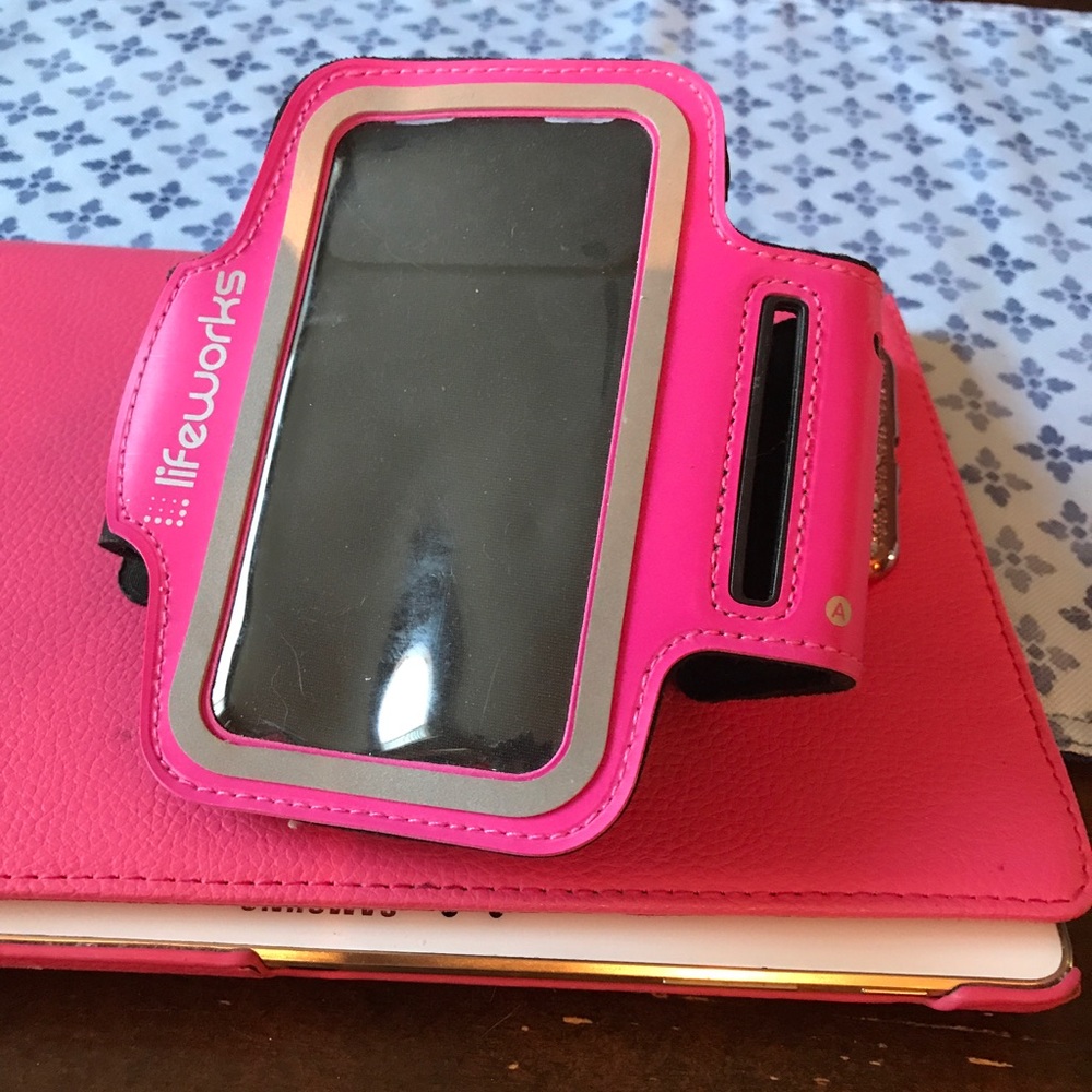 Workout arm band for your phone.