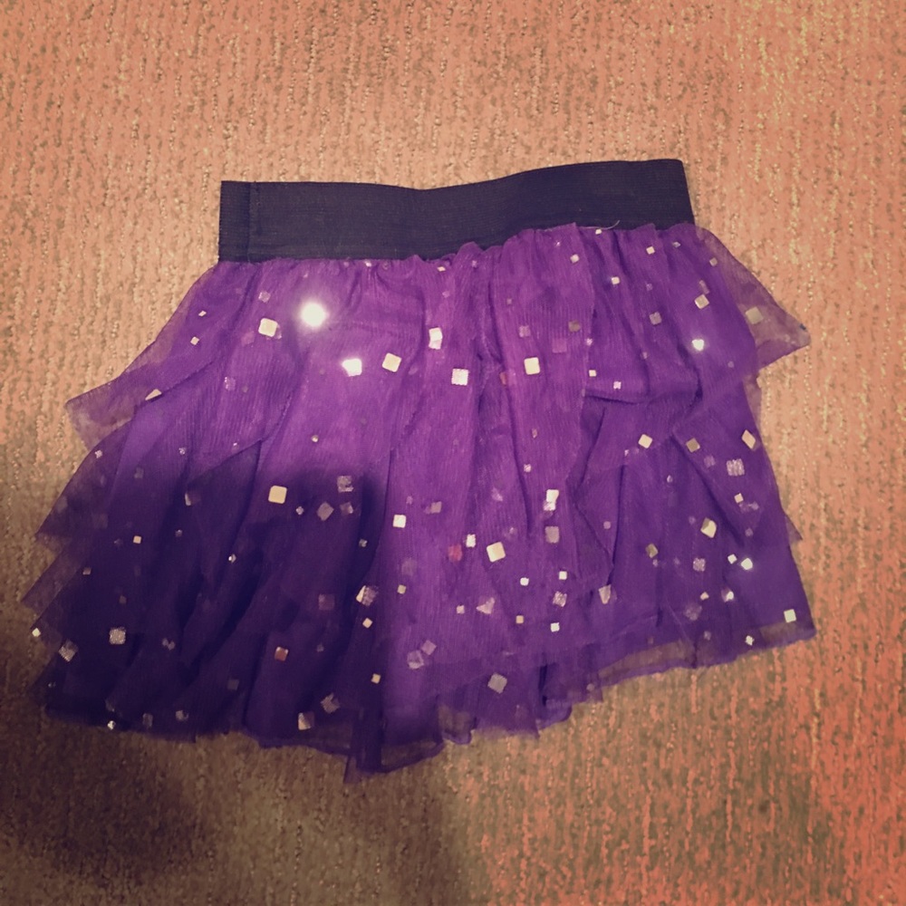 Purple and Silver skirt
