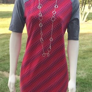 LuLaRoe Red Pattern Julia