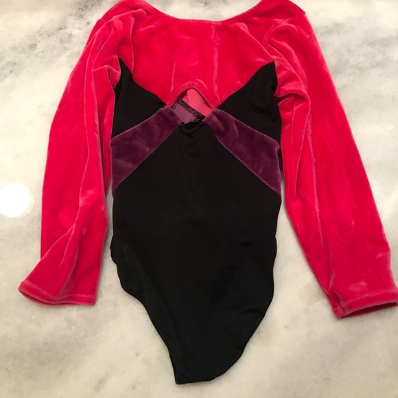 Freestyle by Danskin Pink, Purple, & Black Leotard - Picture 3 of 4