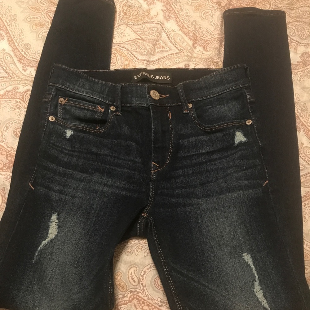 Express soft skinny jeans