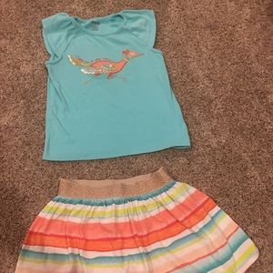 Gymboree Skort Set - Girls Size 7