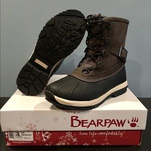 Bearpaw Winter Boots “Nelly” Dark Brown Lace Up
