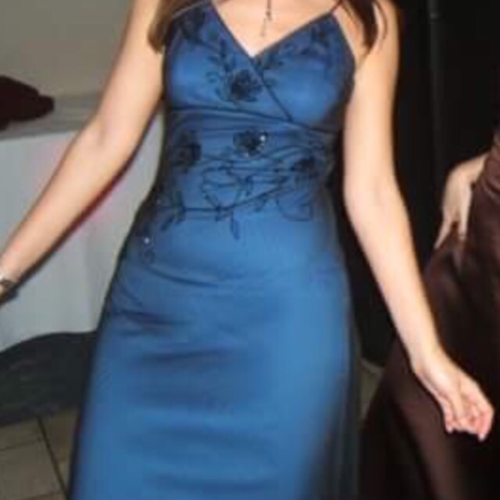 Flattering long gown