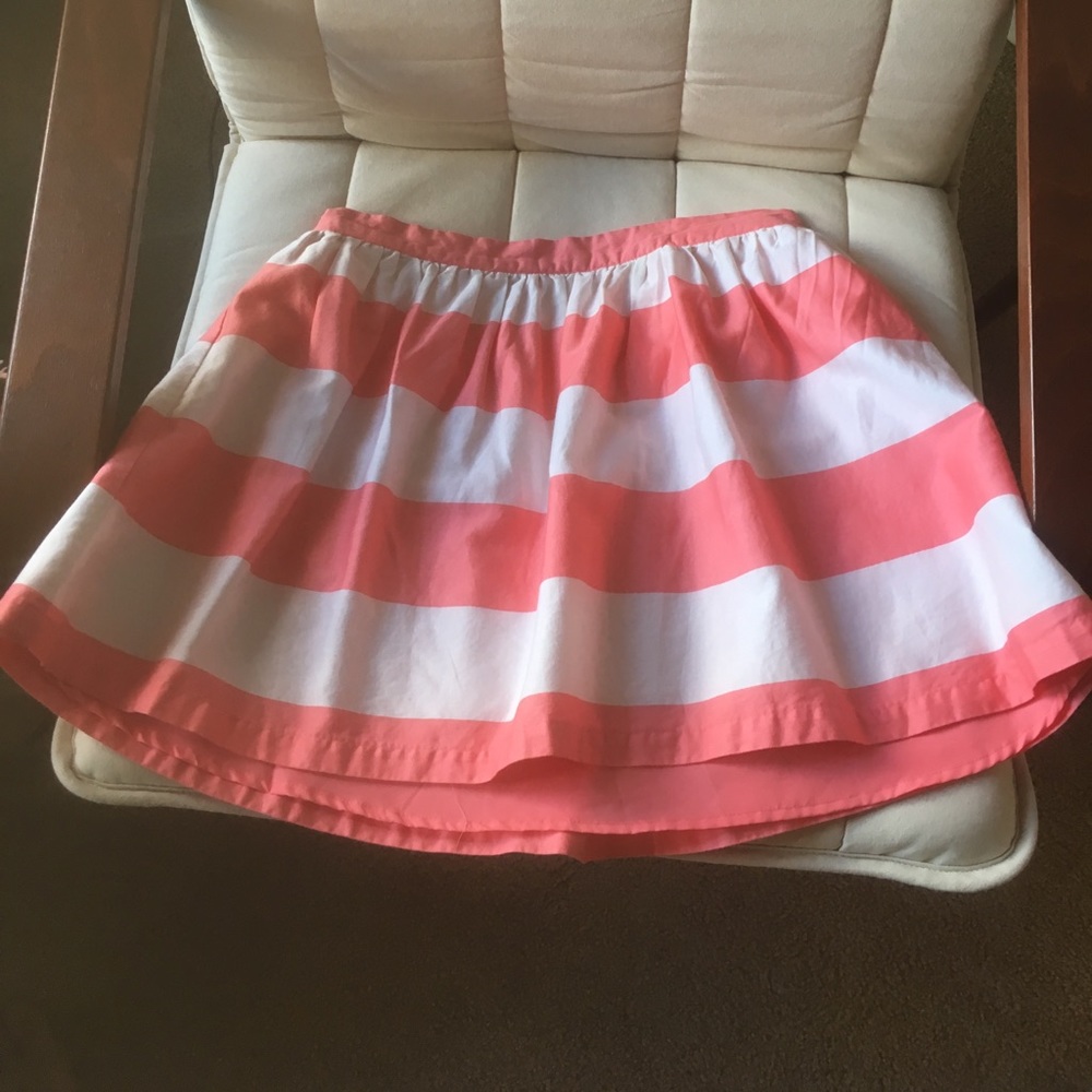 Pink & White Tulip Skirt