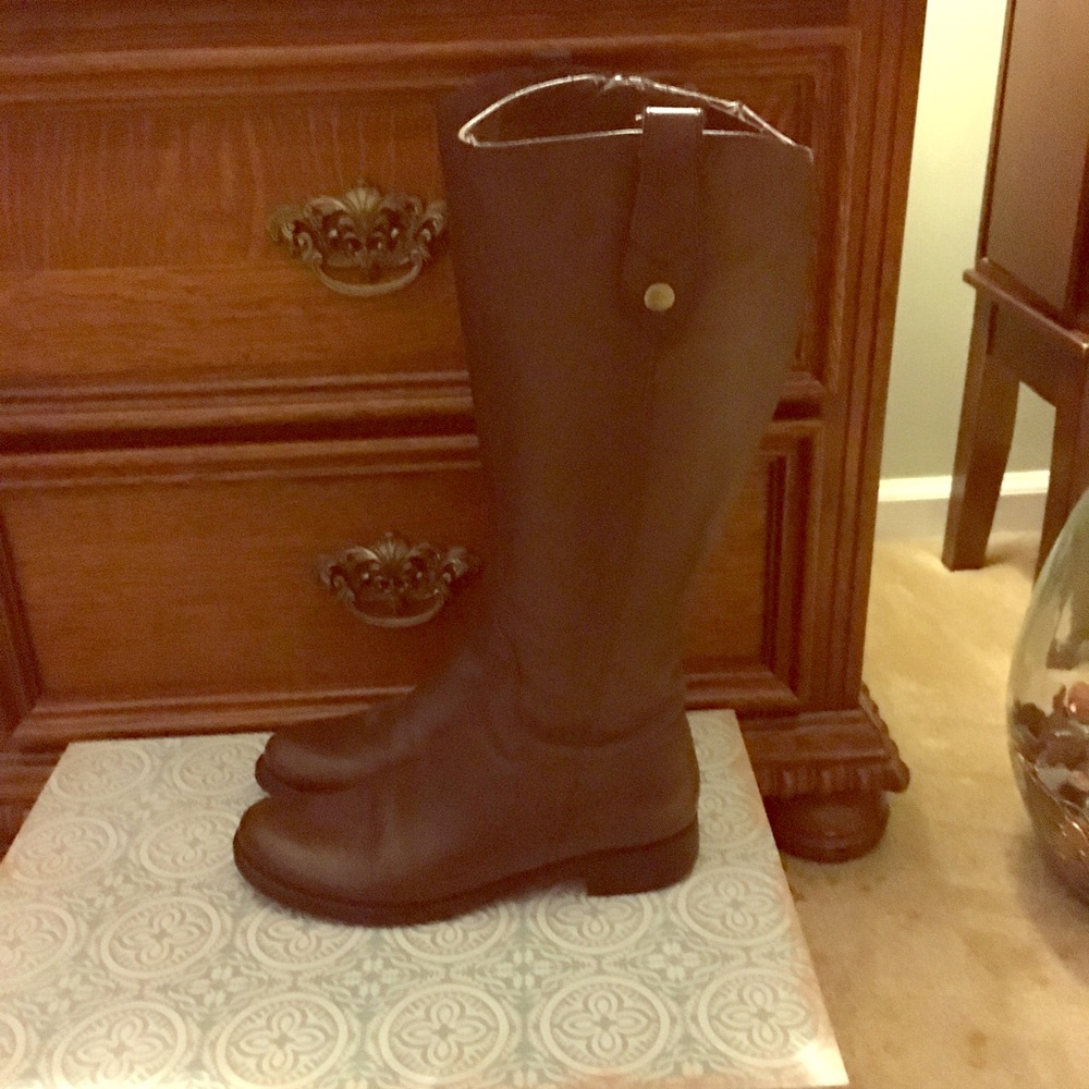 CafeNoir Brown Leather Boots