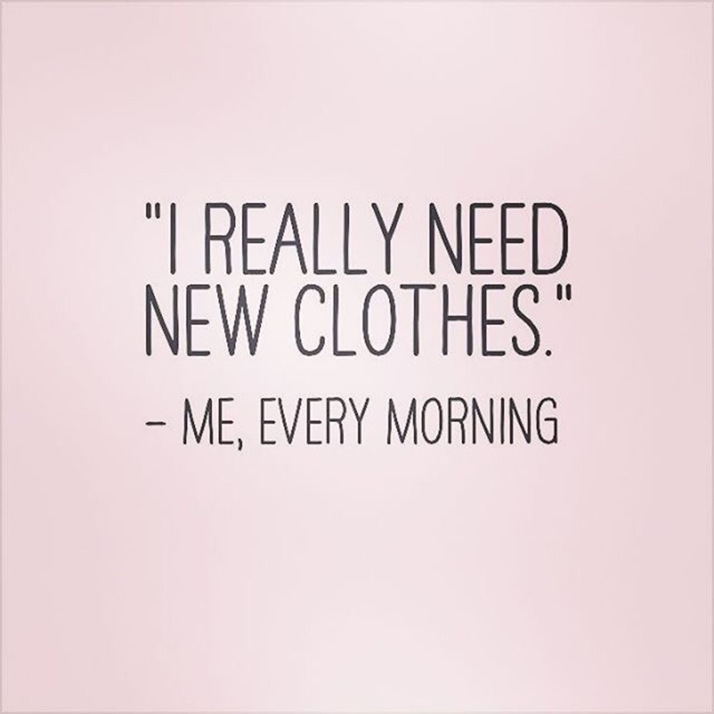 Clothes, Clothes and Clothes!