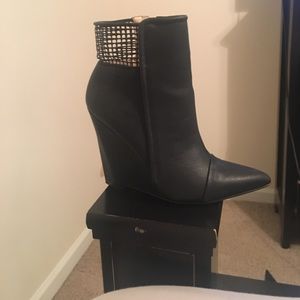 Black Booties (Like New) Worn once