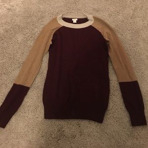 J Crew colorblock sweater