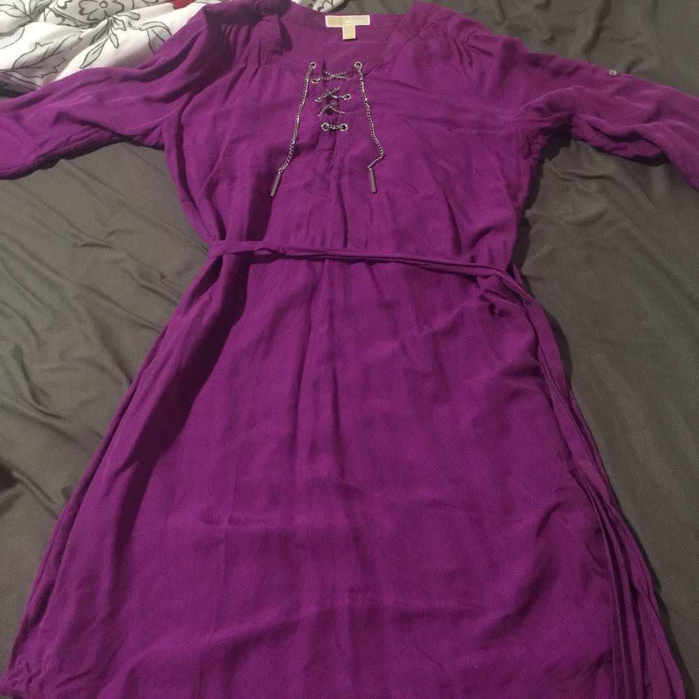 Michael KORS Chain Detail Shirt Dress!