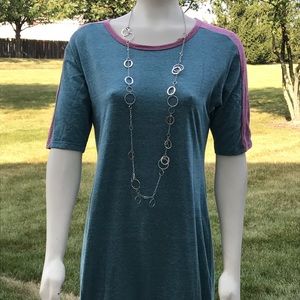 LuLaRoe Green & Pink Julia