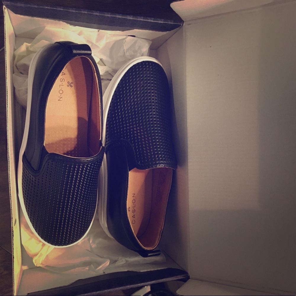 Caslon Eden Perforated Slip-On Sneaker