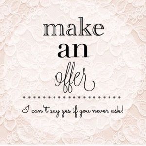 Make me an offer!