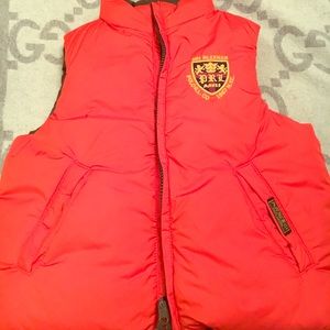 Reversible Ralph Lauren Vest (green/orange)