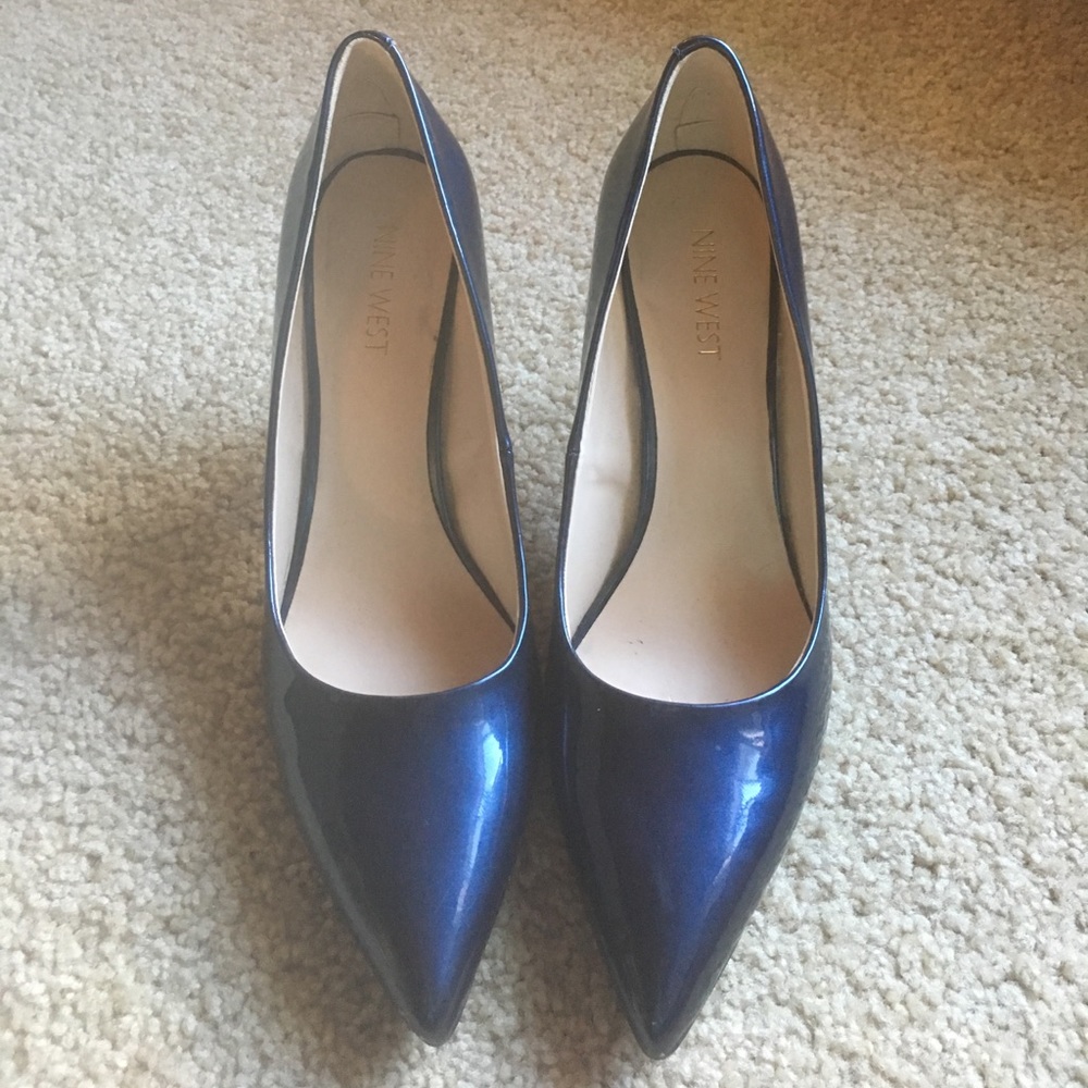 Nine West Blue Pumps