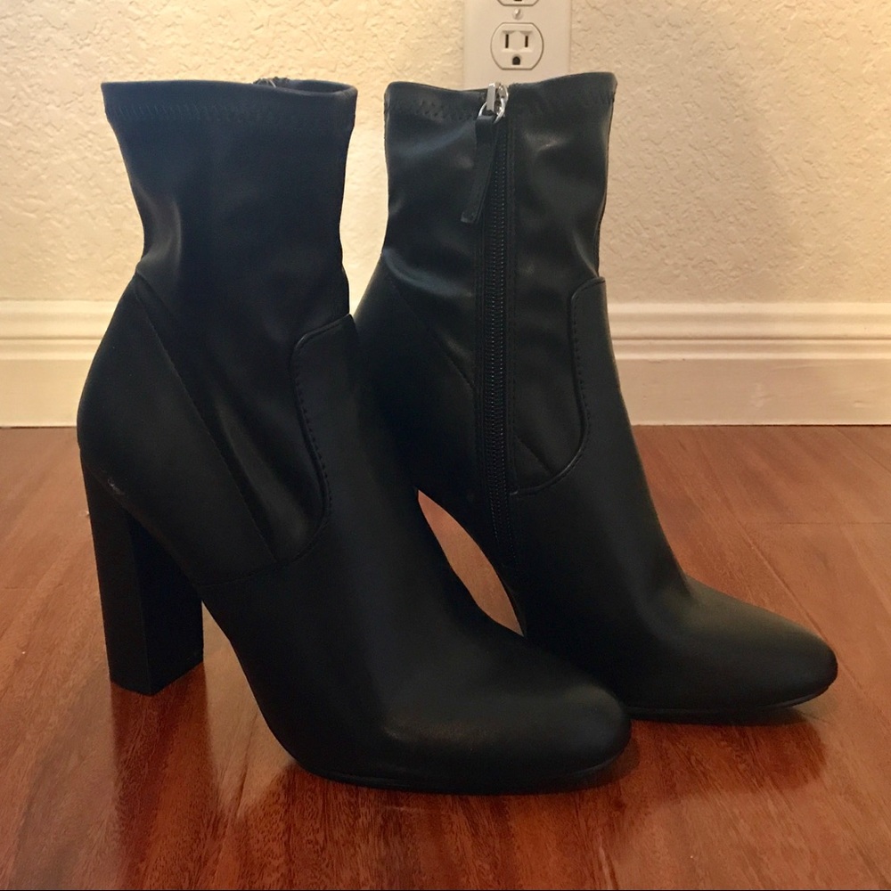 Leather Sock Boots