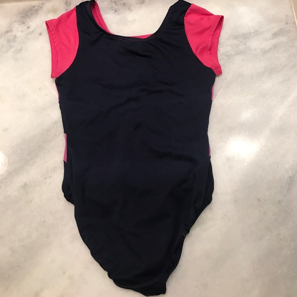 Freestyle by Danskin  Pink & Navy Leotard - Picture 3 of 3